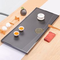 Stone craftsman Wu Jinshi tea tray Natural stone household simple whole piece cutting creative stone tea sea tea table