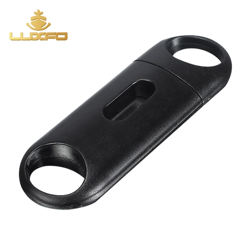 LUXFO Langyou Cigar Cut V -форма легкая пластиковая пластиковая нержавеющая сталь одно лезвие куба сигара специальное открытие устройства