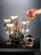 German Light Luxury Rotating Beer Glass Rack, Water Cup Storage Rack, Crystal Glass Hanging Rack Set, Cup Whiskey Rack