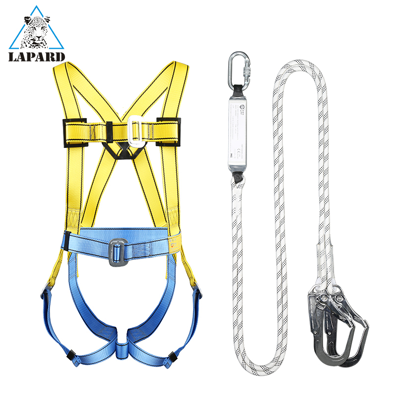 Five-point aerial work harness outdoor construction building safety belt climbing anti-fall full body safety rope