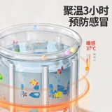 Детский бассейн для плавания для домашнего использования для новорожденных, надувная складная ванна для ванны