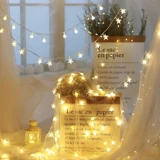 Цветная световая струна украшение батарея световые сказочные огни рождественские фонари фонарь линия цвета цвет светильник творческий свет