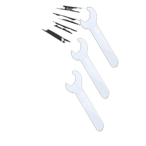 Open chip wrench single-head accessories flat plate VU short mini wrench set dead jam small class hand tools