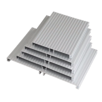 Cabinet skirting board kitchen skirting line bottom baffle cabinet bottom baffle aluminum alloy black silver water baffle