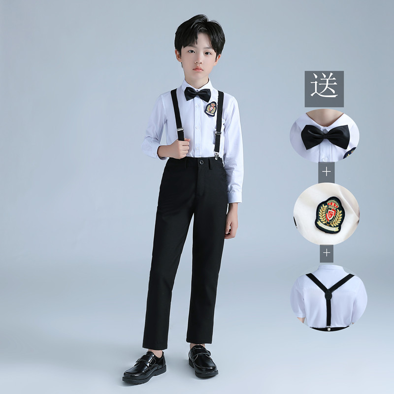  150+Black bow tie, trousers, long sleeve  
