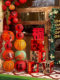 2026 Year of the Horse New Year Mall Store Atmosphere Decorations with Fortune Character Lanterns and Standing Ornaments for Spring Festival and New Year Decorations