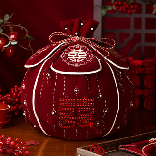 The Bride's Full Set of Dowry Items, Red Wrapping Cloth, a Pair of Wedding Dowry Items, a Complete Set of Wedding Supplies