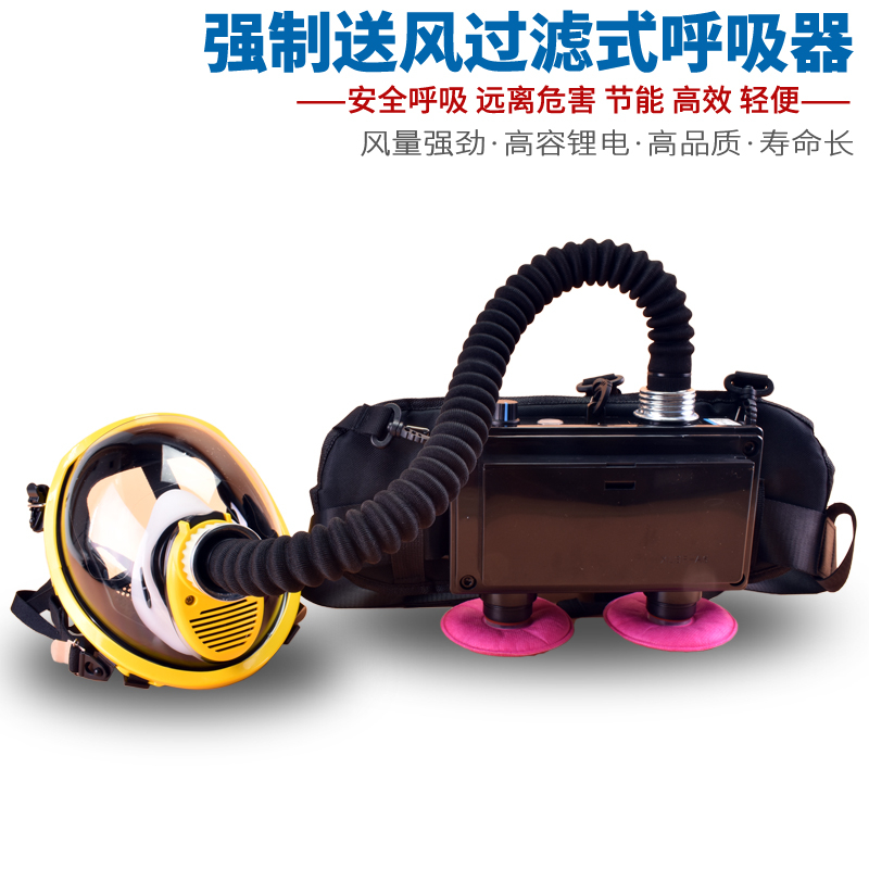 Portable forced air supply breathing apparatus Electric long tube respirator Anti-dust paint chemical poison gas filter type