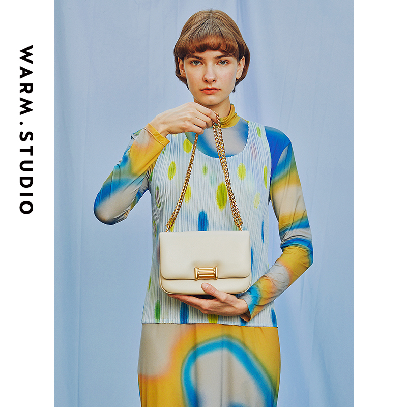 KUNOGIGI 古良吉吉 BLOOM系列 中号FuFu包 牛皮链条女式单肩包 天猫优惠券折后¥569包邮(¥1099-530)3色可选