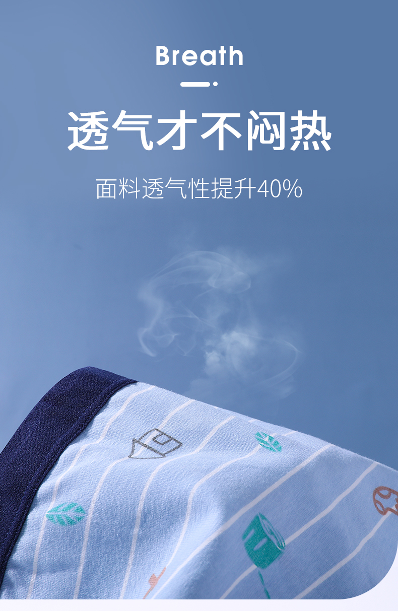 猫人 男童 A类95精梳棉 平角裤 4条装 图4