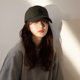 MQVQ duck cap for women spring and autumn Korean version ins trendy street face small simple big head circumference R letter baseball cap
