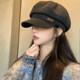 Mqvq Beret for Women, Autumn 2026 New Style, British Style, Makes Face Look Smaller, Korean Style Octagonal Hat, Artistic Painter Hat