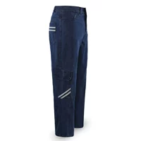 Джинсовые светоотражающие штаны