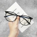 Xiaohongshu те же самые миопические очки женская анти -мыл -прозрачная пара -прозрачная коробка, лицевая поверхность, небольшая простой поверхности может быть оснащена степенью