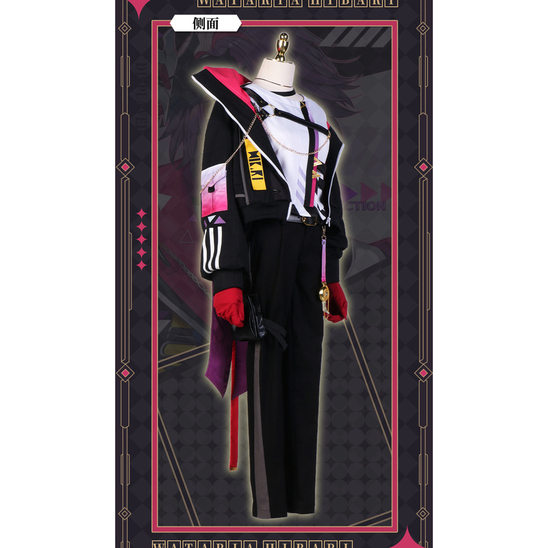 Cos Rainbow Society Male Group Voltaction Takauchi Yunque Cosplay Costume Men's Full Set