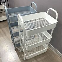 Dormitory shelf floor trolley shelf floor kitchen bathroom mobile snacks toilet multi-storey bedroom