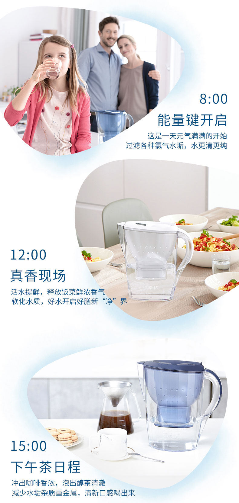 碧然德 海洋系列 Marella XL 净水壶 3.5L+13个德国原装滤芯 图3