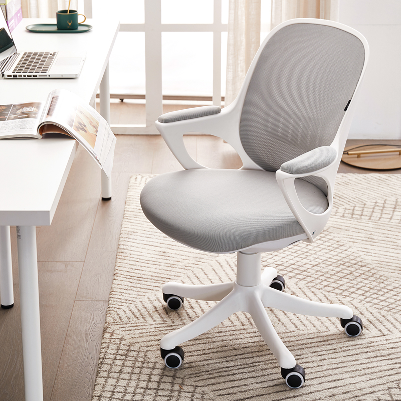 Yikai computer chair home comfortable office chair back lift desk chair swivel chair student writing study chair