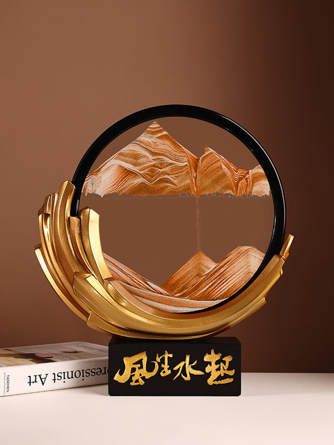 Light Luxury Ornaments, Flowing Sand Painting Hourglass Ornaments, Exquisite Home and Office Decorations, Housewarming Gifts