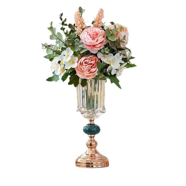 Light Luxury Ornaments, Candlelight Dinner Props, High-End Hotel Villa Home Accessories, Romantic European Candle Holders