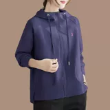 Весенняя осенняя толстовка с капюшоном для отдыха, кардиган, изысканный стиль, оверсайз