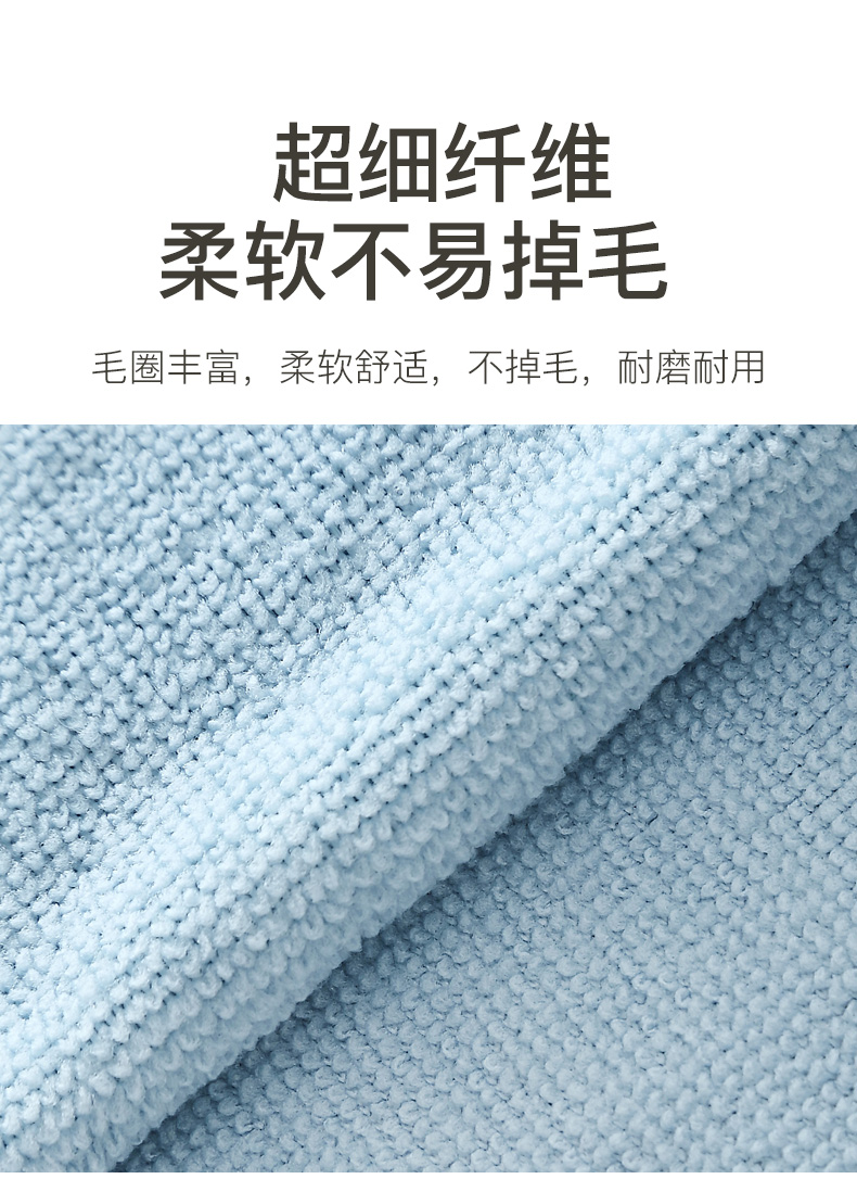 【美国极速发货】细节夫人 懒人抹布 抽取式  干湿两用 可水洗擦桌子洗碗刷锅   1盒装20条20*20cm  蓝色