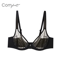 Anlifangs Comfit Large Chest Display Small Underwear Ultra Slim SINGLE LACE BIG CODE BRA CB0917