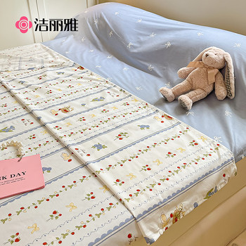 Jialiya Cotton Dirt-Proof Sleeping Bag Pure Cotton Single Travel Sleeping Bag Bed Sheets Quilt Cover Travel Hotel Business Trip Portable
