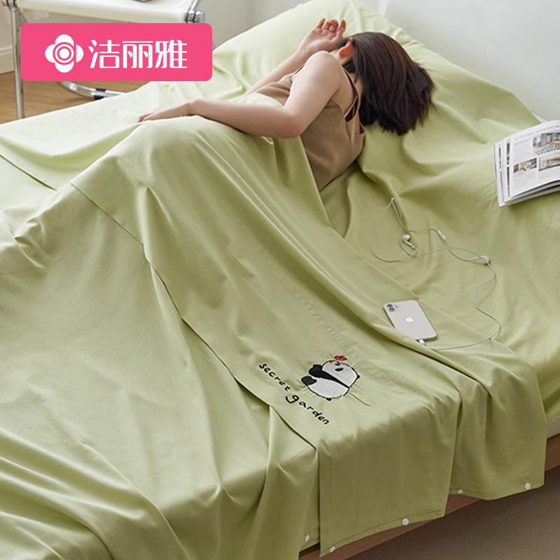 Lilyya Full Cotton Sepal Sleeping Bag Pure Cotton Single Travel Sleeping Bag Bed Linen By Hood Tourist Hotel Portable-Taobao