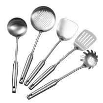 Crazy Shark kitchen cooking spatula kitchen utensils spatula soup 304 stainless steel spatula set full set of five pieces for home use 1751