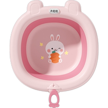 3-pack newborn baby washbasin newborn childrens supplies washing p cartoon household three-piece baby small basin