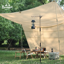 Springhill outdoor oversized cotton sky curtain roof tent awning Sunscreen camping rainproof canopy sky curtain rod