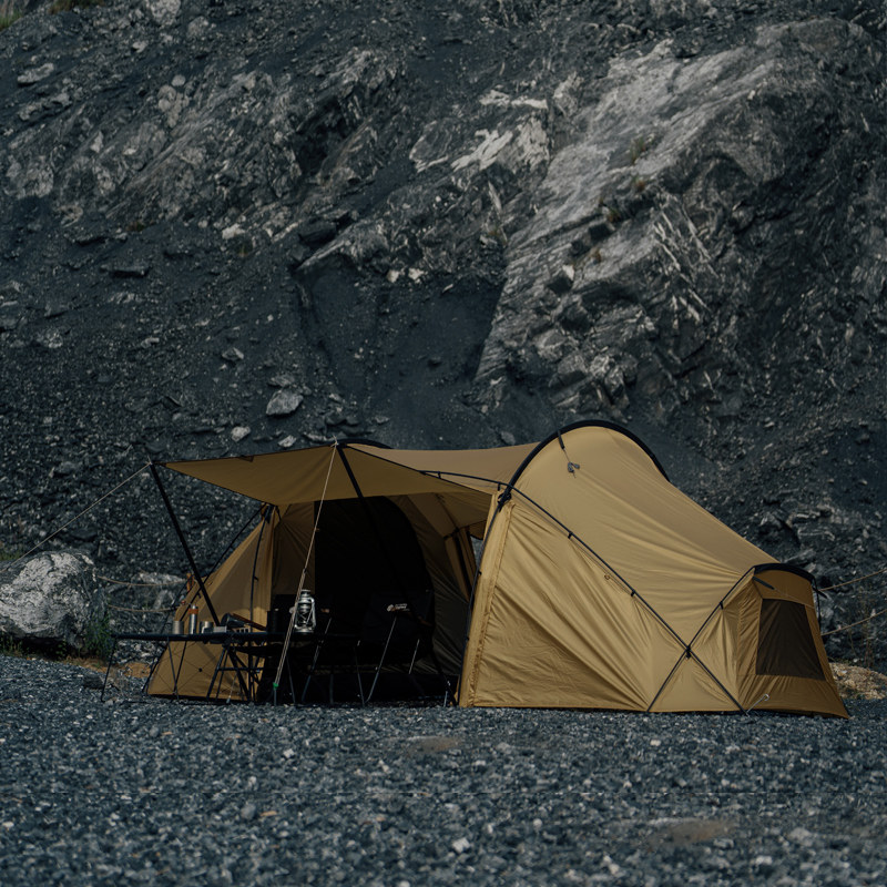 Тунельная кемпинговая палатка GoOut Springhill Chunshan Ark (2 комнаты, 1 гостиная)