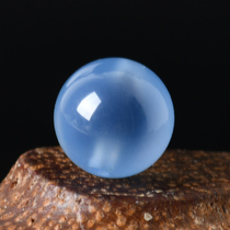 Natural Blue Sugar Heart Manau Loose Beads Round Beads DIY Crystal Ice Overdraft Handmade String Beads Bracelet Necklace Material Accessories