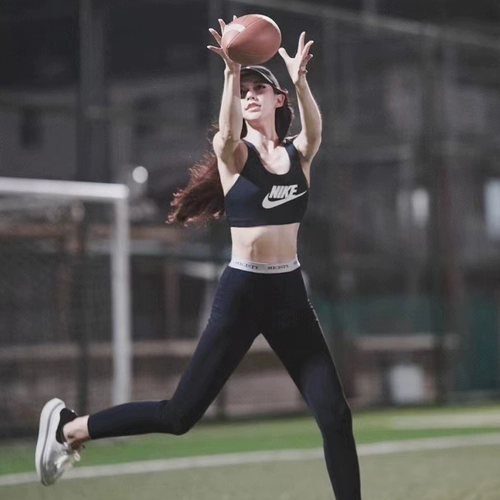 Nike, спортивный бюстгальтер, нижнее белье, быстросохнущая одежда для йоги для тренировок, высокопрочный противоударный жилет, бюстгалтер, для бега, в обтяжку