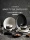 High-looking bowl and plate set for home use 2026 new ceramic bowl and plate set light luxury high-end tableware housewarming gift