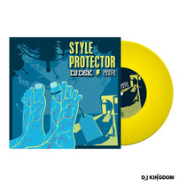 7 inch Effect Disc Rub Disc Vinyl Record DJ DSK Style Protector 7 Yellow Vinyl