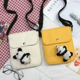 Сумка для телефона, милая сумка через плечо, свежая портативная маленькая ткань, сумка на одно плечо, мобильный телефон, тканевый мешок