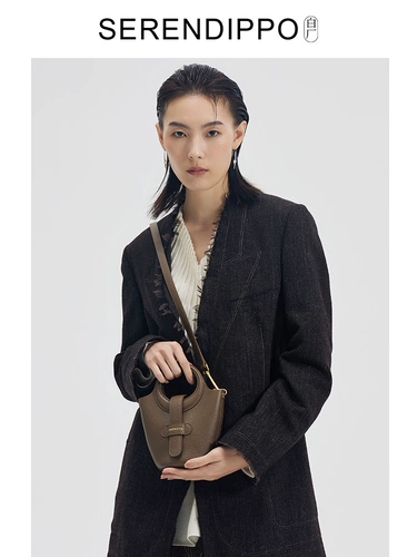 Модная сумка на одно плечо, маленькая корзина, коллекция 2023, изысканный стиль