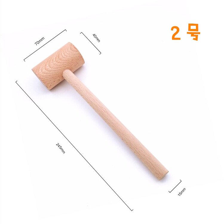 Молоток с деревянной ручкой 榉木木榔头 木头锤工具锤 实木木锤玩具锤 钣金锤敲肉锤 可定尺寸