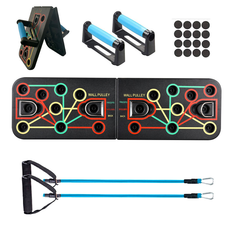 Multifunctional Push-Up Board Training Stand, Foldable and Portable, for Exercising Chest, Abdominal Muscles, and Triceps, Home Fitness Equipment