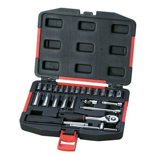 The force is easy-professional tools 6 3MM series of steam protection tools sets of 25 pieces of E1231 38 pieces of E1232
