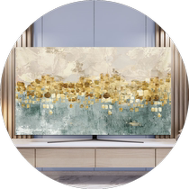 2024 new light and luxurious LCD TV cover TV cover 75 inch TV cover TV cover TV cover