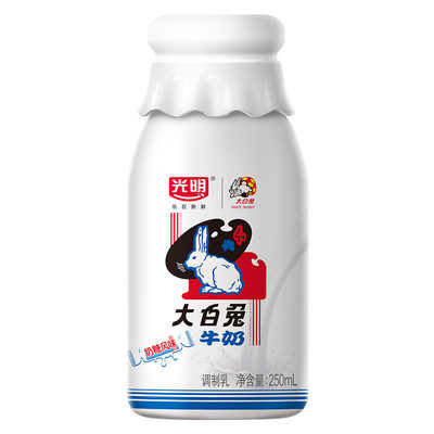 【光明】大白兔牛奶牛乳250ml*8瓶