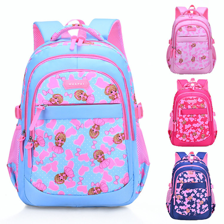 New elementary school schoolbag girls grades 1-3-6 Korean version first grade 6-12 years old children's schoolbag female backpack