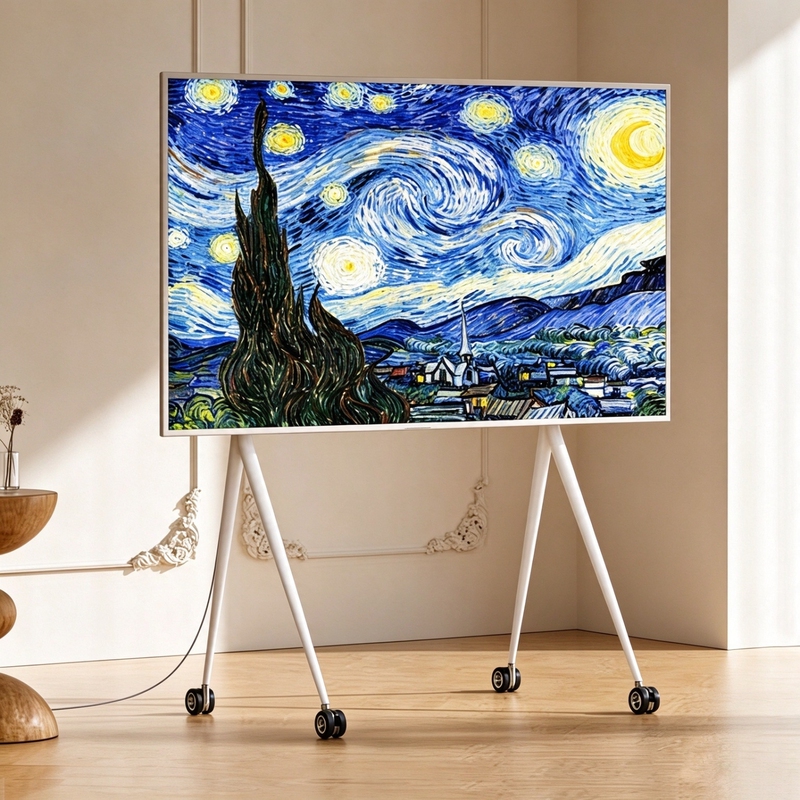 Tv Mobile Stand with Wheels Suitable for Xiaomi, Skyworth, Hisense, Tcl55/65/75/85/ 100inch