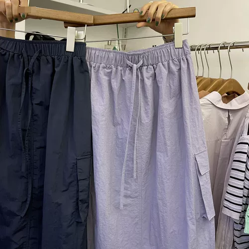 Летняя одежда, южнокорейский товар для отдыха, приталенная длинная юбка, большой размер, в американском стиле, высокая талия, в западном стиле, А-силуэт