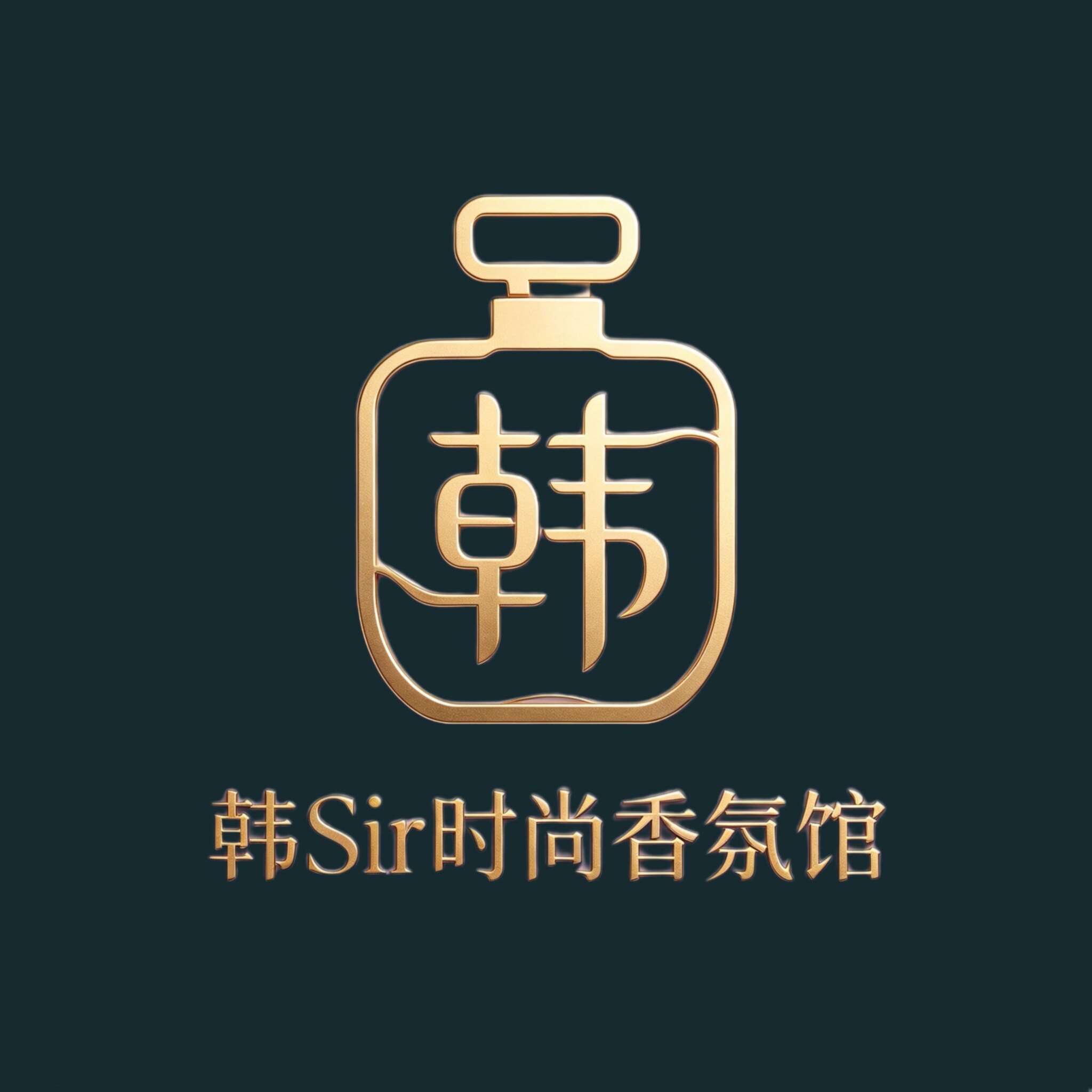 韩Sir时尚香氛馆的LOGO