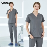 Лонгслив подходит для мужчин и женщин, эластичная послеоперационная униформа врача для работы, делается под заказ