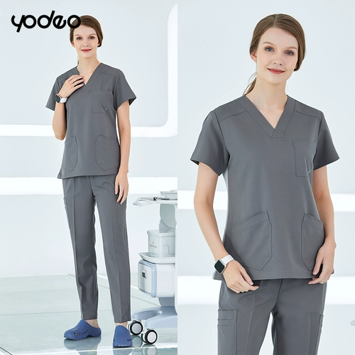 Лонгслив подходит для мужчин и женщин, эластичная послеоперационная униформа врача для работы, делается под заказ